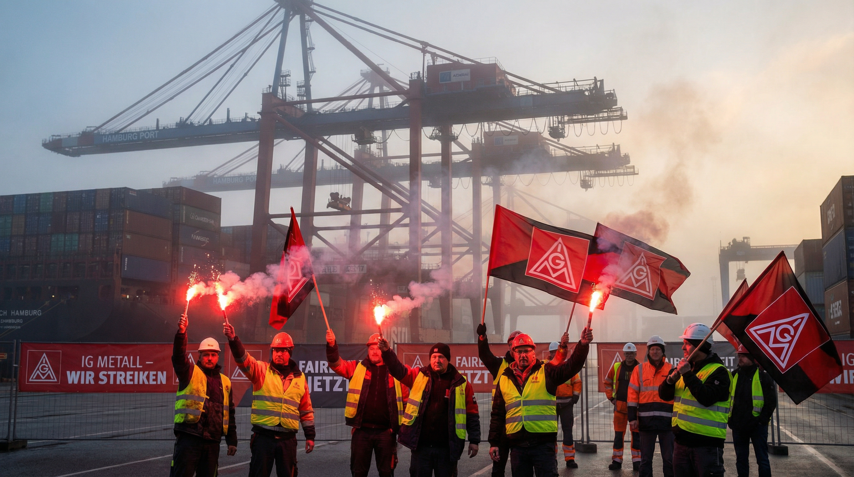 Hamburg Port Strike